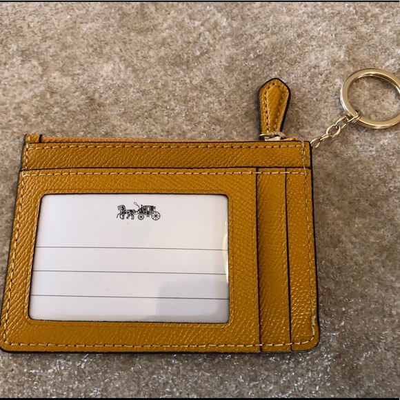 NEW Coach Leather ID Holder - Picture 2 of 3